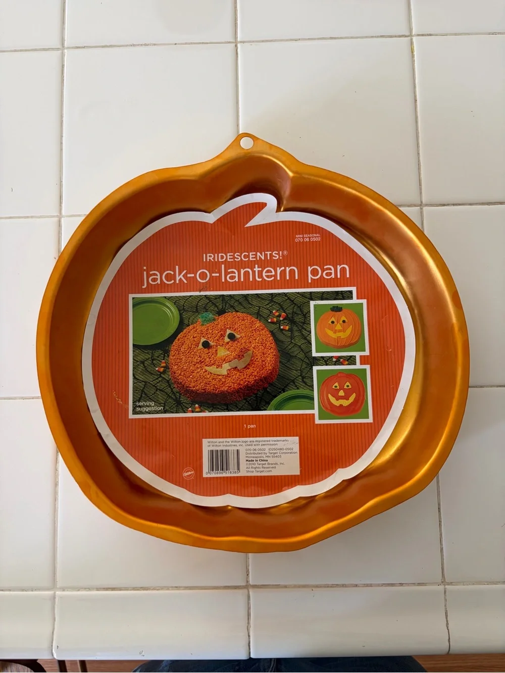 Vintage Wilton Jack‑O‑Lantern Pumpkin Cake Pan – NEW, Never Used